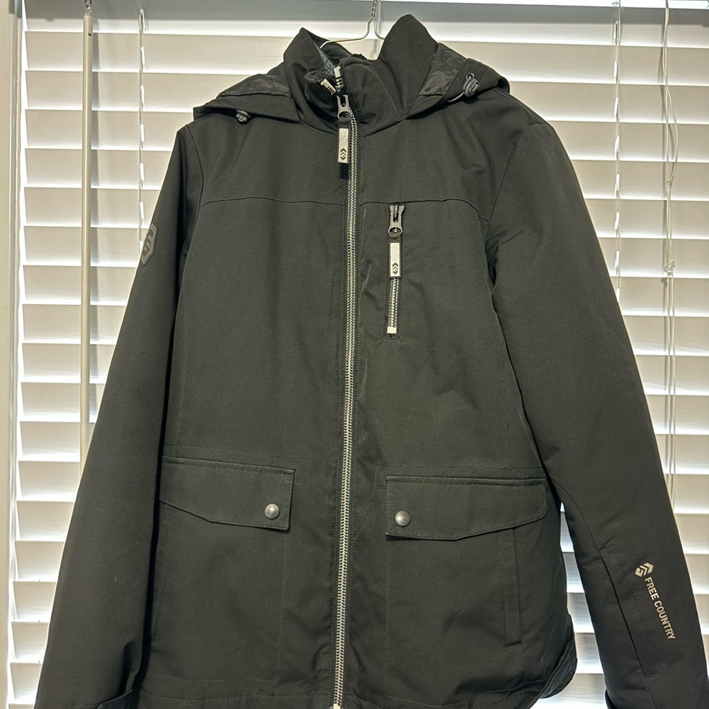 Men's Black Free Country Jacket